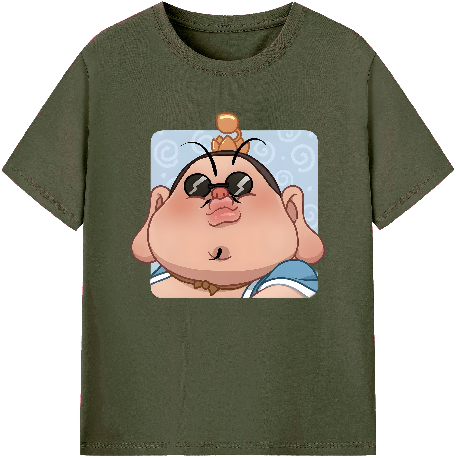 （画像用） Ne Zha 2 ナタ 魔童の大暴れ 綿100％ メンズ半袖Tシャツ｜肌触りやわらか＆通気性